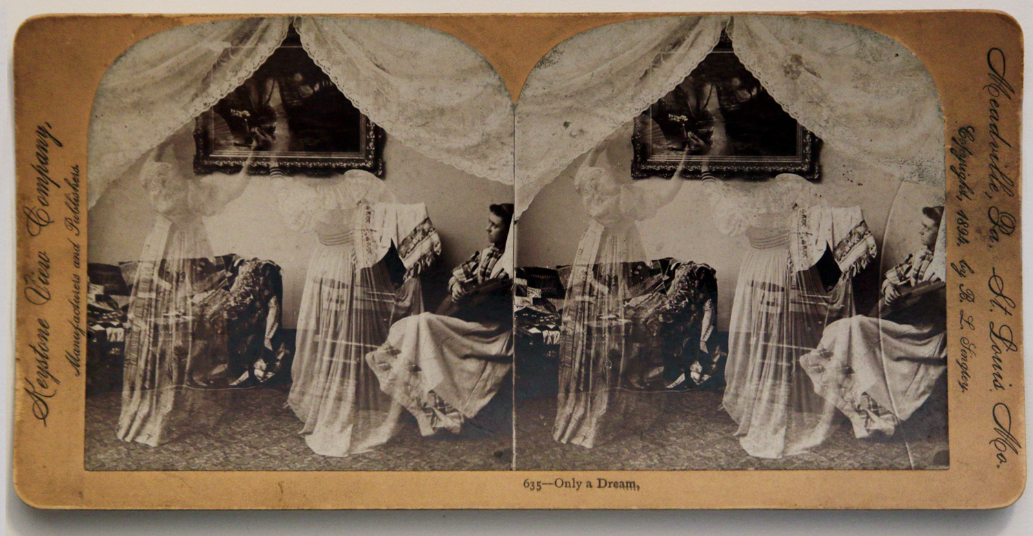 Ghost Stereoview - Only a Dream
