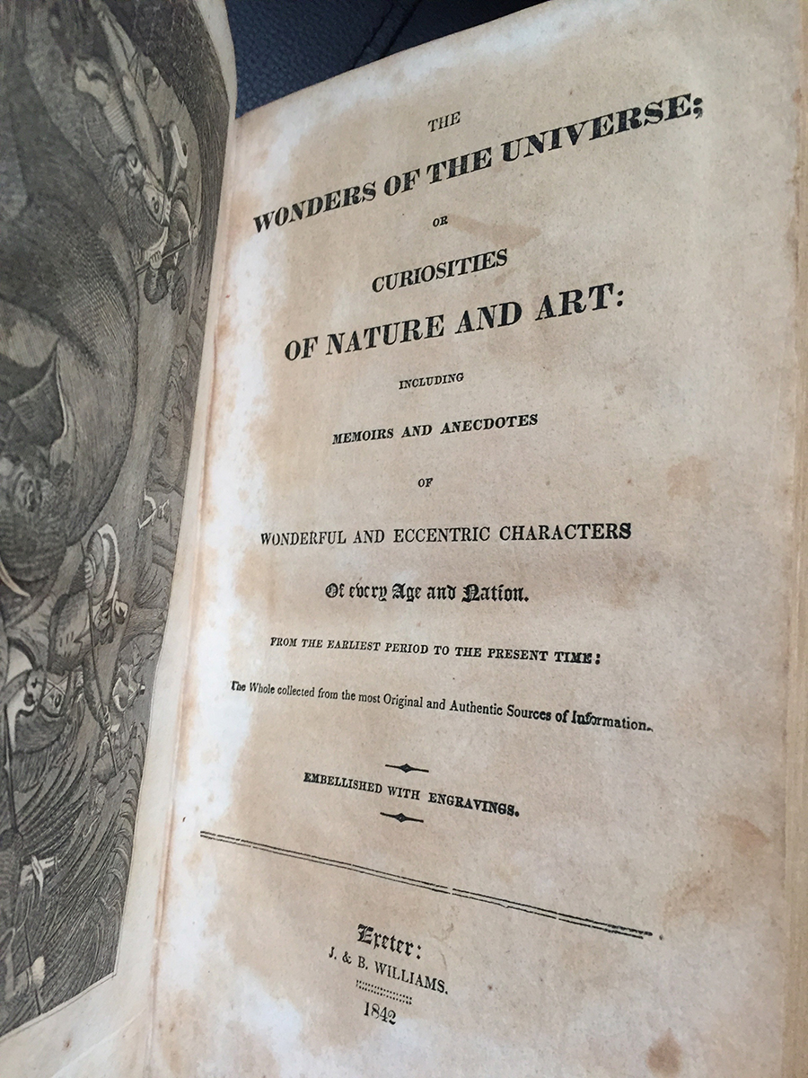 The Wonders of the Universe, published in 1836.