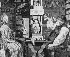 Pharmacie Rustique, by Nach Natur gezeichn et von G. Locher (1730 - 1795) (1774), graviert von Bartholomäus Hübner (1775) [Public domain], via Wikimedia Commons