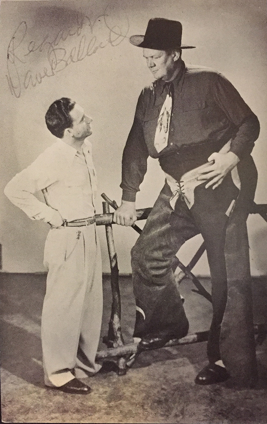 Dave Ballard, the Texas Giant. Photo from the Marc Hartzman Collection.