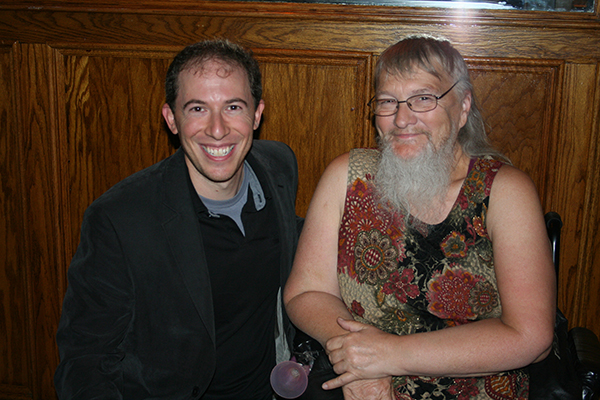 Marc Hartzman with Vivian Wheeler after taping Maury, 2010. Photo courtesy of Marc Hartzman.