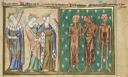 Sin-eaters: Psalter (the ‘de Lisle Psalter’), circa 1310 – 1320. Artist unknown. Illustrated manuscript.