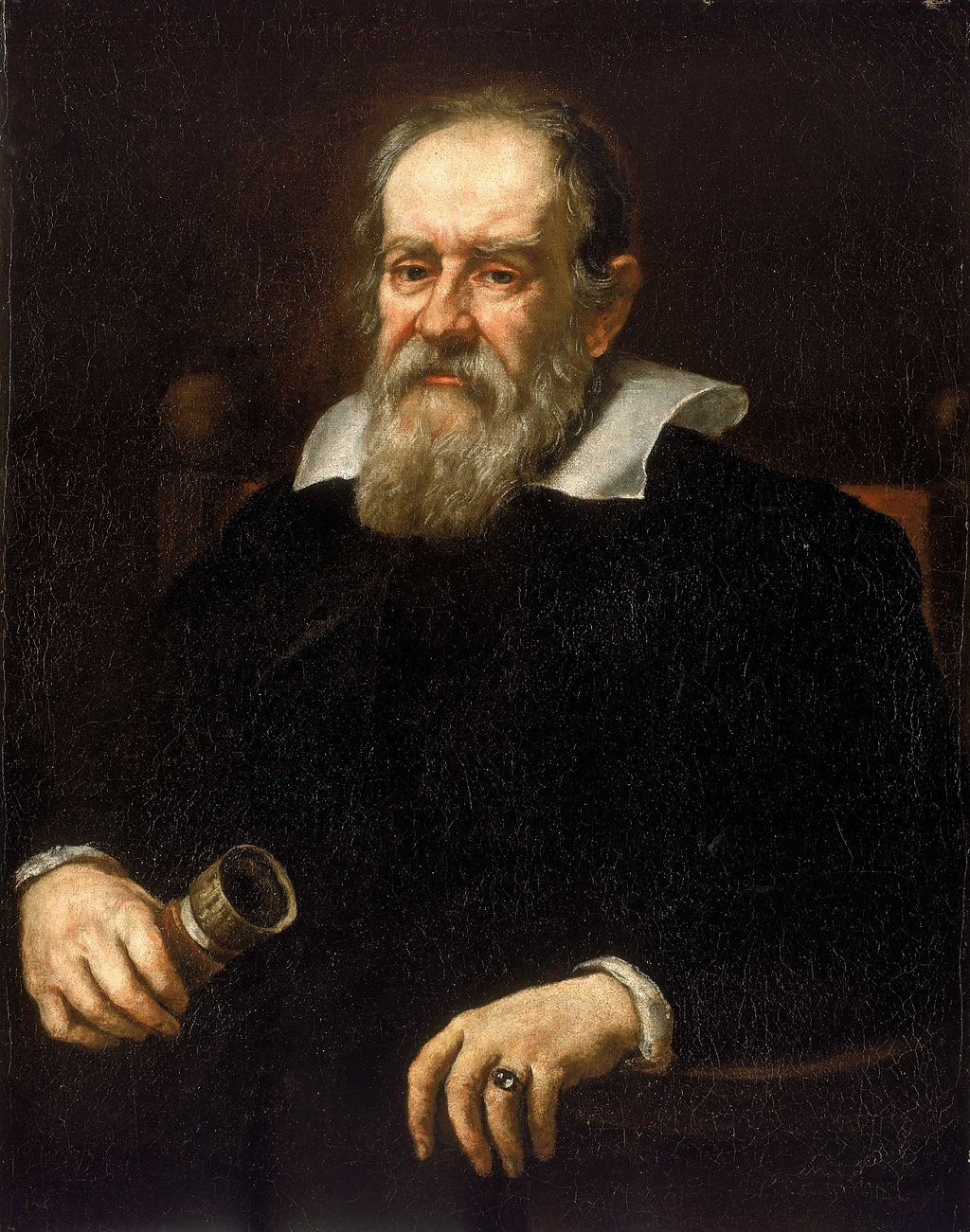 Galileo's fingers, before their removal. Justus Sustermans [Public domain or Public domain], via Wikimedia Commons