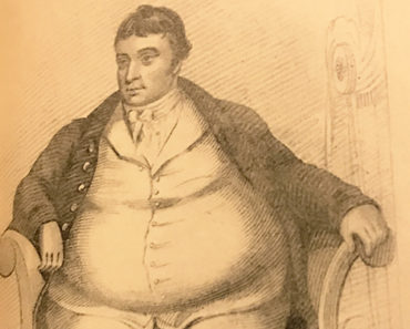 Daniel Lambert, as illustrated in The Book of Remarkable Characters, by Henry Wilson and James Caulfield.