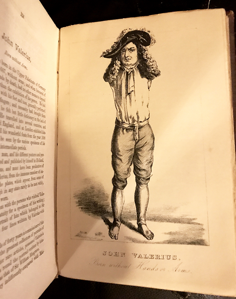 John Valerius, from The Book of Wonderful Characters, by James Caulfield and Henry Wilson.
