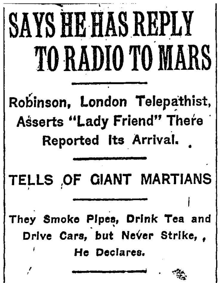 New York Times headline from Oct. 29, 1926.
