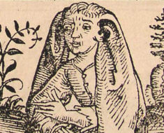 A woodcut of the Panotti from the Nuremberg Chronicles.