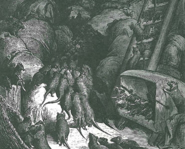Some see rats. Charles Domery saw dinner. (Illustration from Jean de La Fontaines fables by Gustave Doré), via Wikimedia Commons.