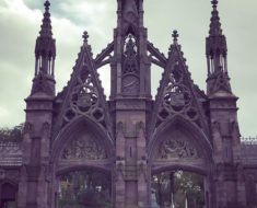 Entrance to Green-Wood Cemetery, Brooklyn, New York. Where the Boroughs of the Dead walk begins.