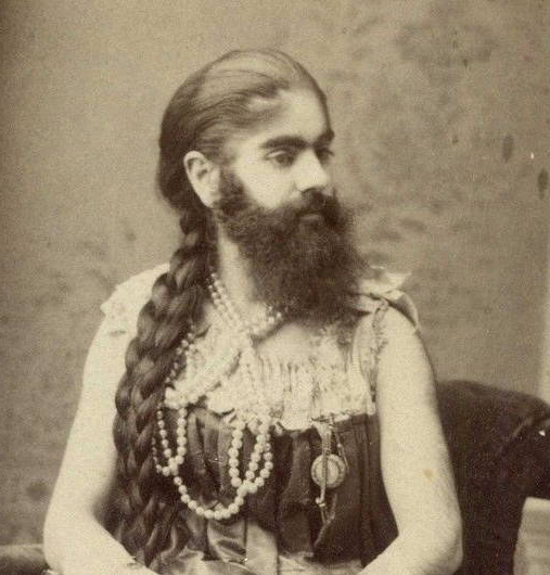 Bearded lady Annie Jones.