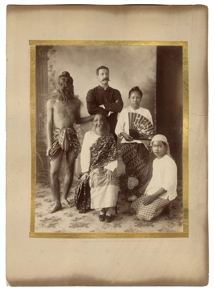 The Sacred Hairy Family of Burma, circa 1880s. Photo courtesy of Potter & Potter Auctions.