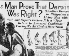 In 1922, a case of a human tail bolstered the case for evolution.