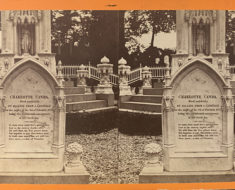 Charlotte Canda's grave at Greenwood Cemetery in New York.