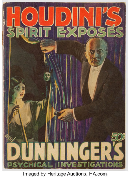 Houdini and Joseph Dunninger exposed fraudulent mediums.