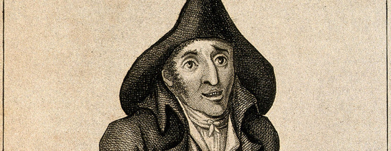 George Romondo, the eccentric mimic. Wellcome Collection.
