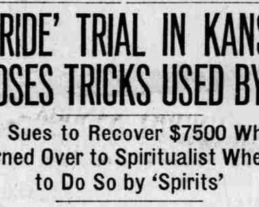 "Spirit Bride" headline from the November 5, 1927, edition of the Allentown Morning Call.