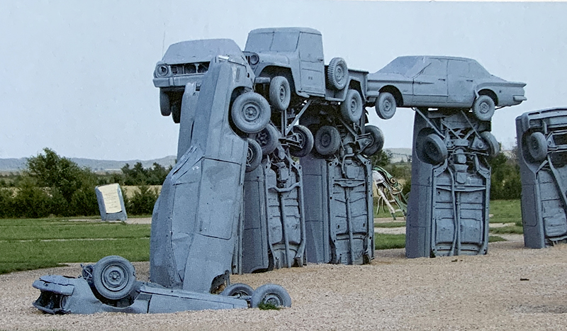 Carhenge in Tim O'Brien's Roadside Pics & Picks