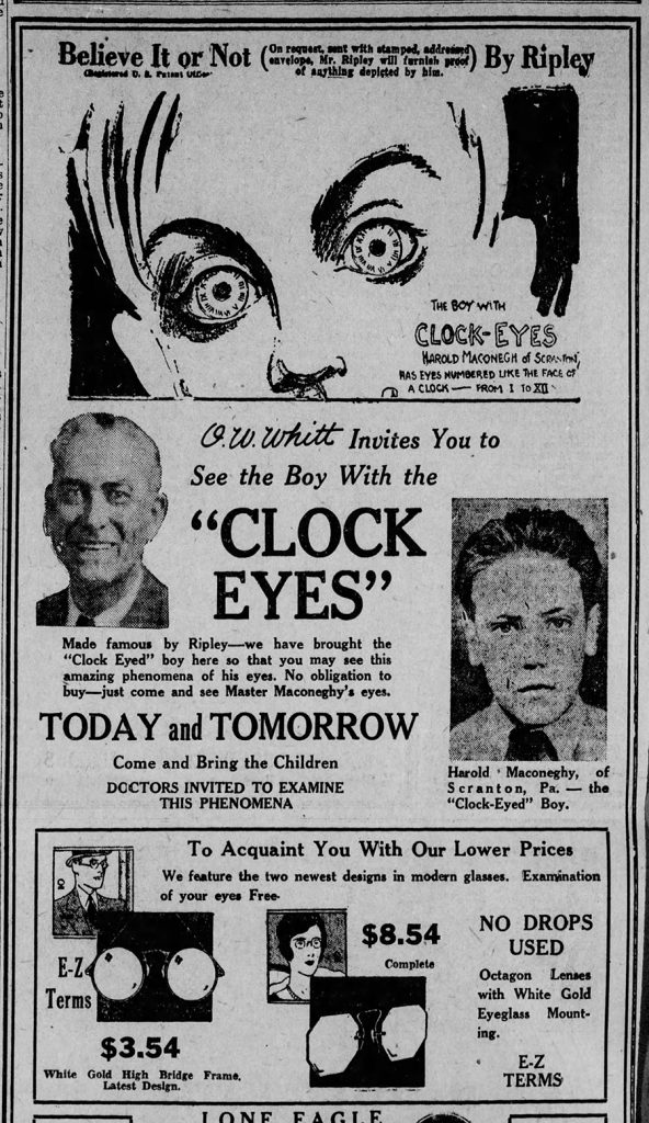 Clock-Eyed Boy ad