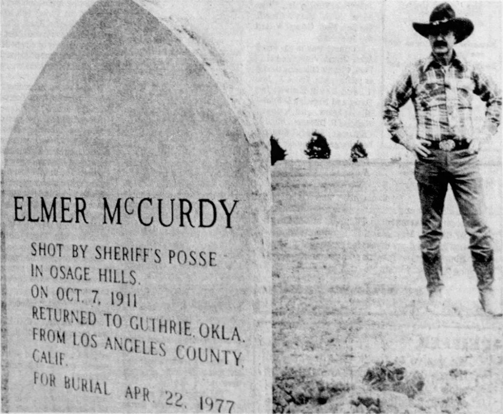 Elmer McCurdy's grave