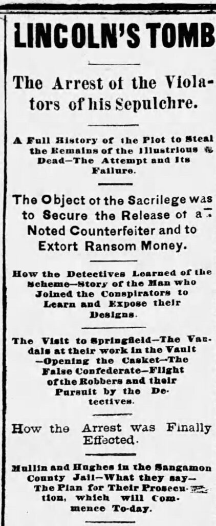 Nov. 22, 1876 headline