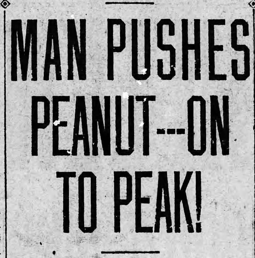 Peanut Pusher headline