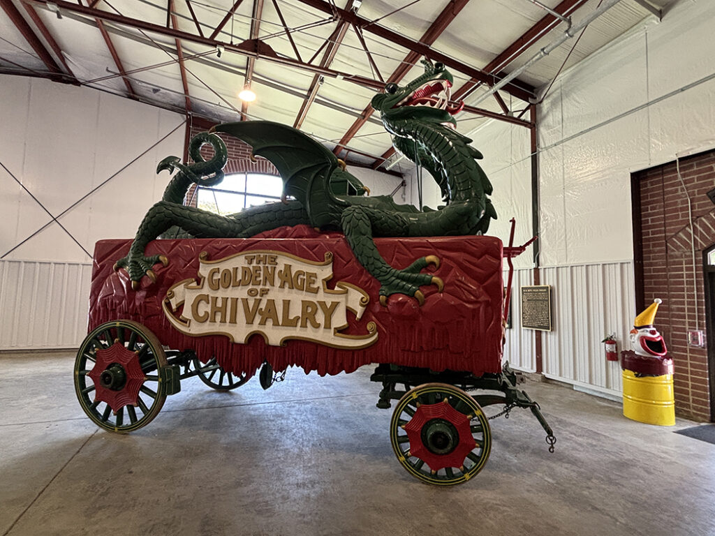 Dragon circus wagon