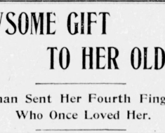 finger headline 1904